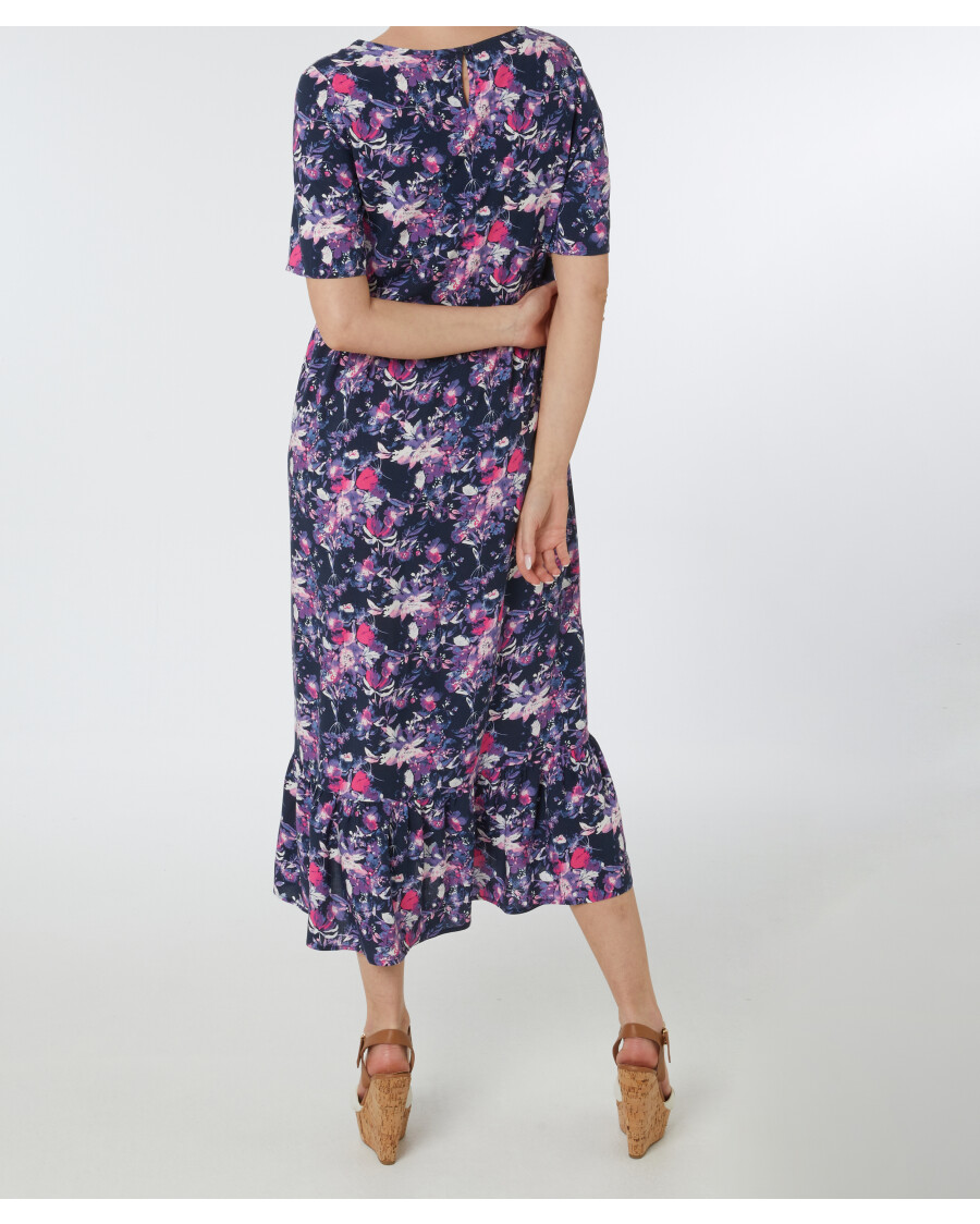 Midikleid Blumen