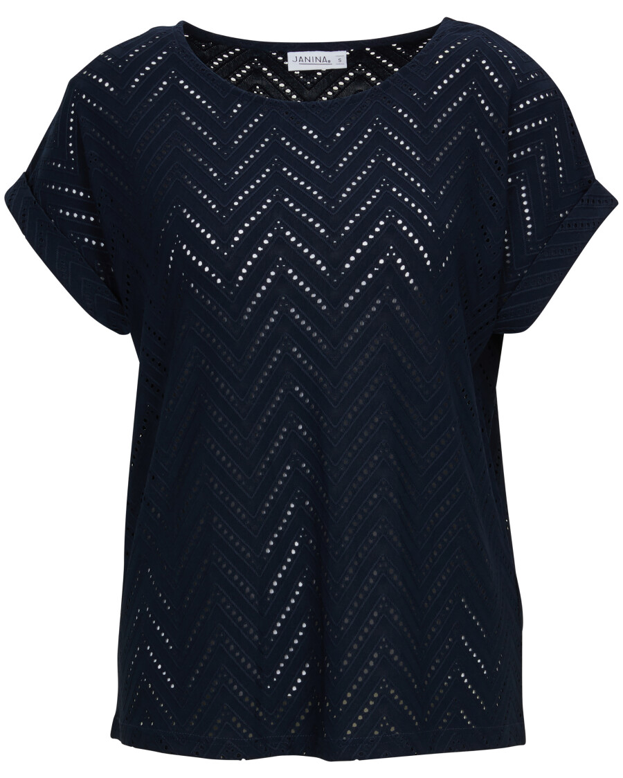 T-Shirt Lochmuster
