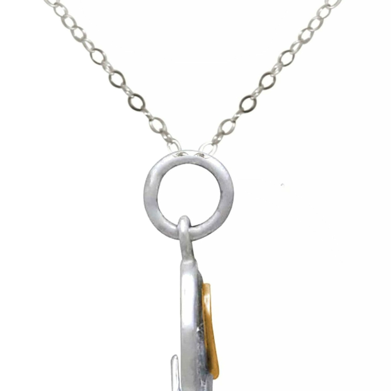 Kette mit Anhänger 'Berge und Sonne'