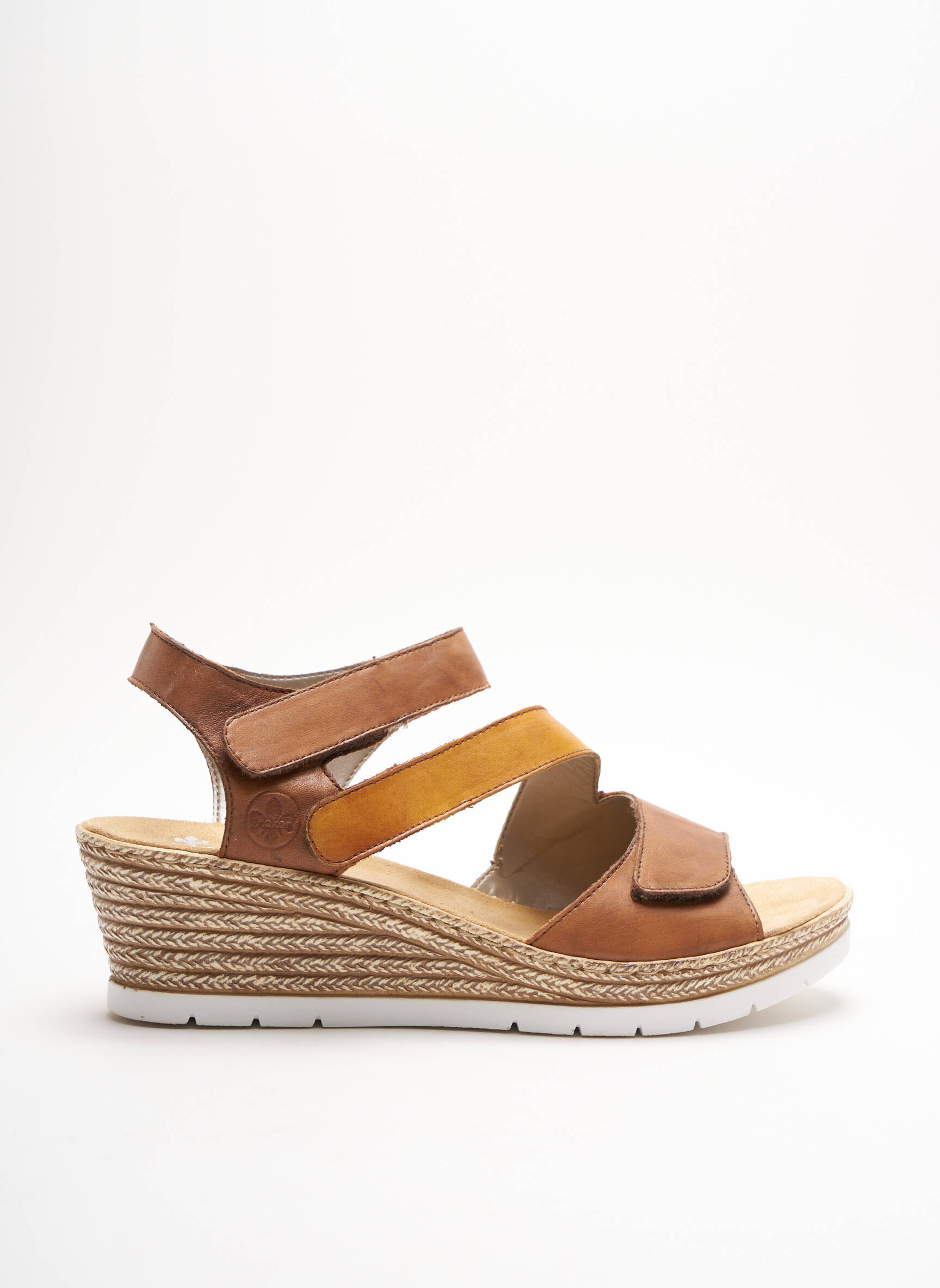 Rieker Sandales Nu Pieds Femme couleur jaune