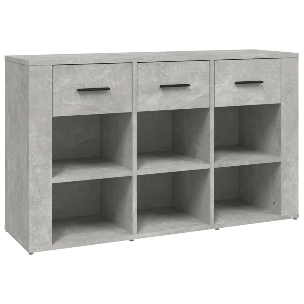 vidaXL Sideboard Sideboard Betongrau 100x30x59,5 cm Holzwerkstoff (1 St)
