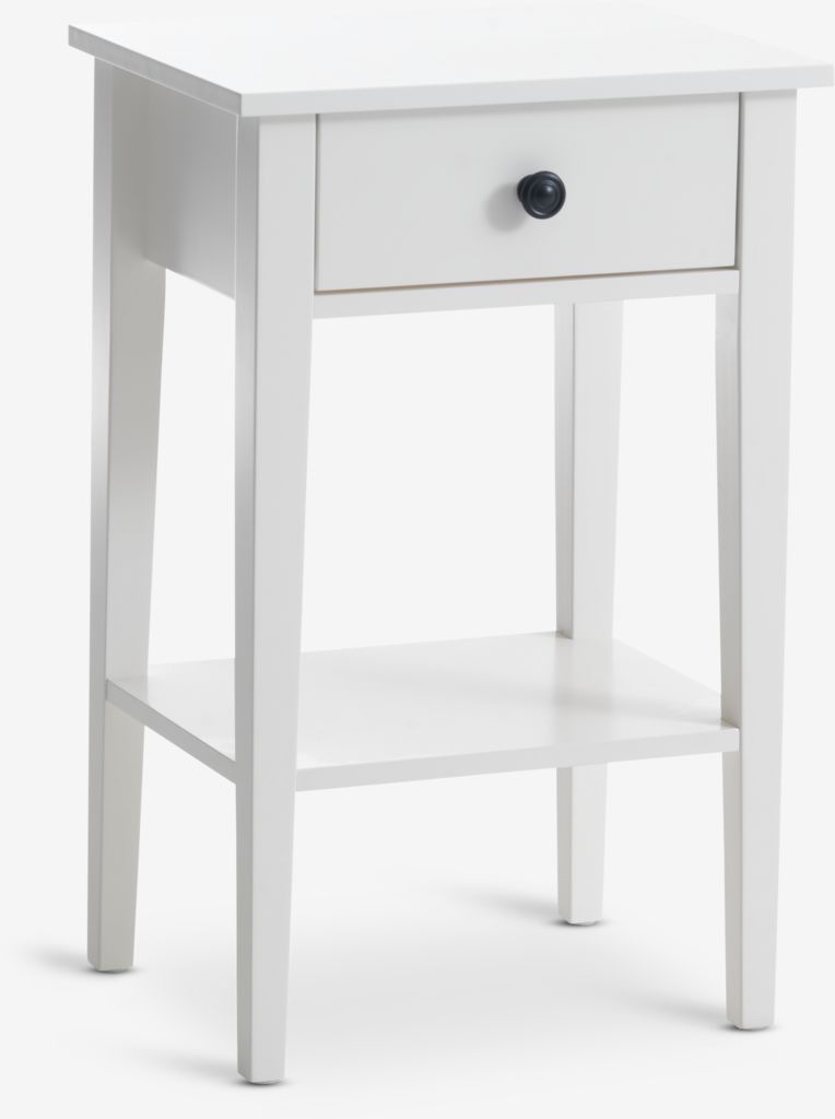 NORDBY NORDBY Nachttisch 1 Schublade/1 Regal weiß