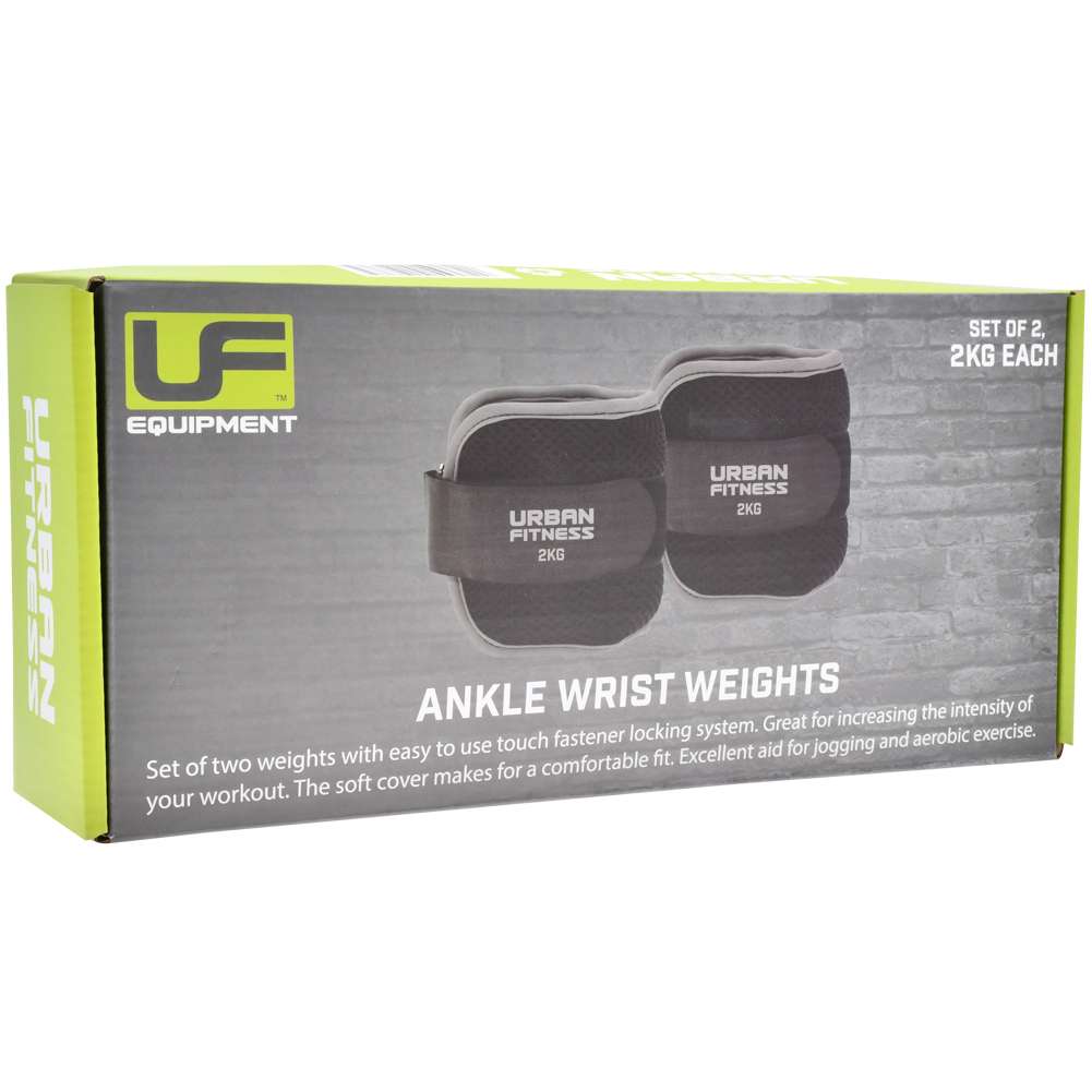Urban Arm- und Bein-Fitness-Gewichtsmanschetten 2 kg 2 Stück UFW00520