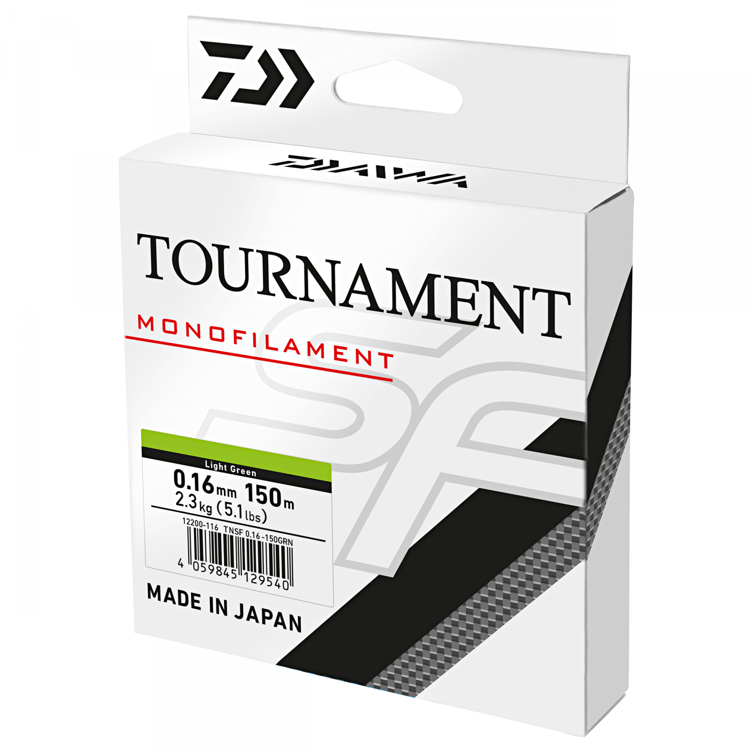 Daiwa Angelschnur Tournament SF Line (3000 m, grün-transparent)
