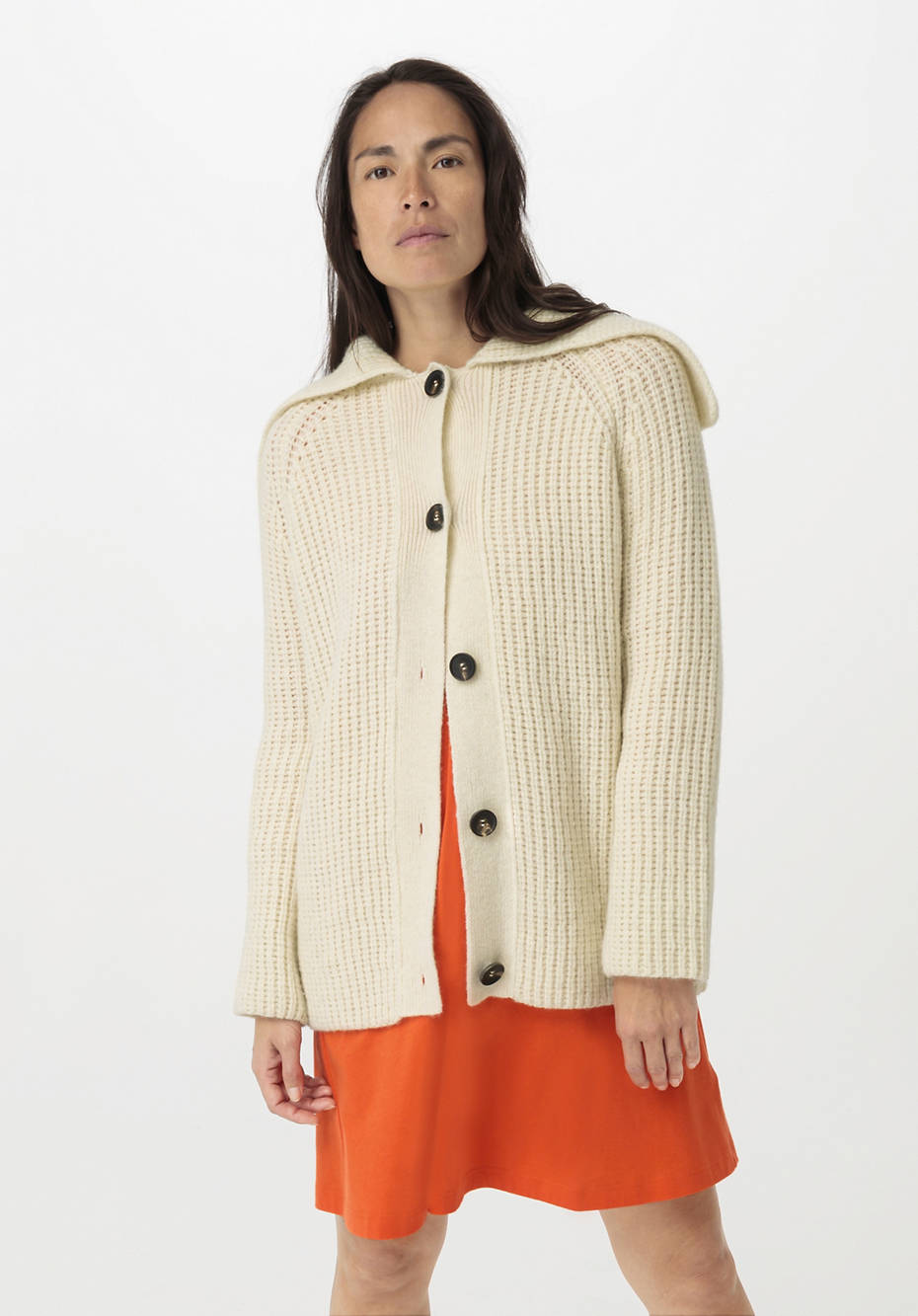Strickjacke aus reiner Merinowolle