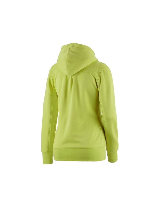 e.s. Hoody-Sweatjacke poly cotton, Damen
