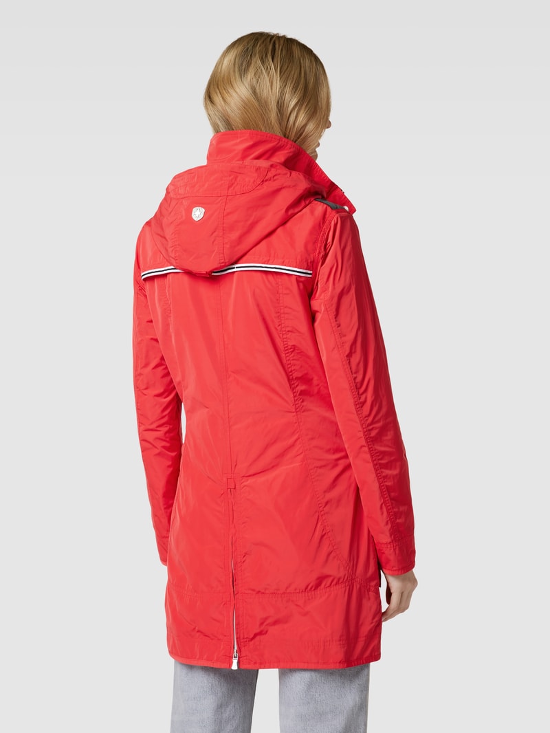 Jacke mit Label-Detail Modell 'ILLUSION' in koralle