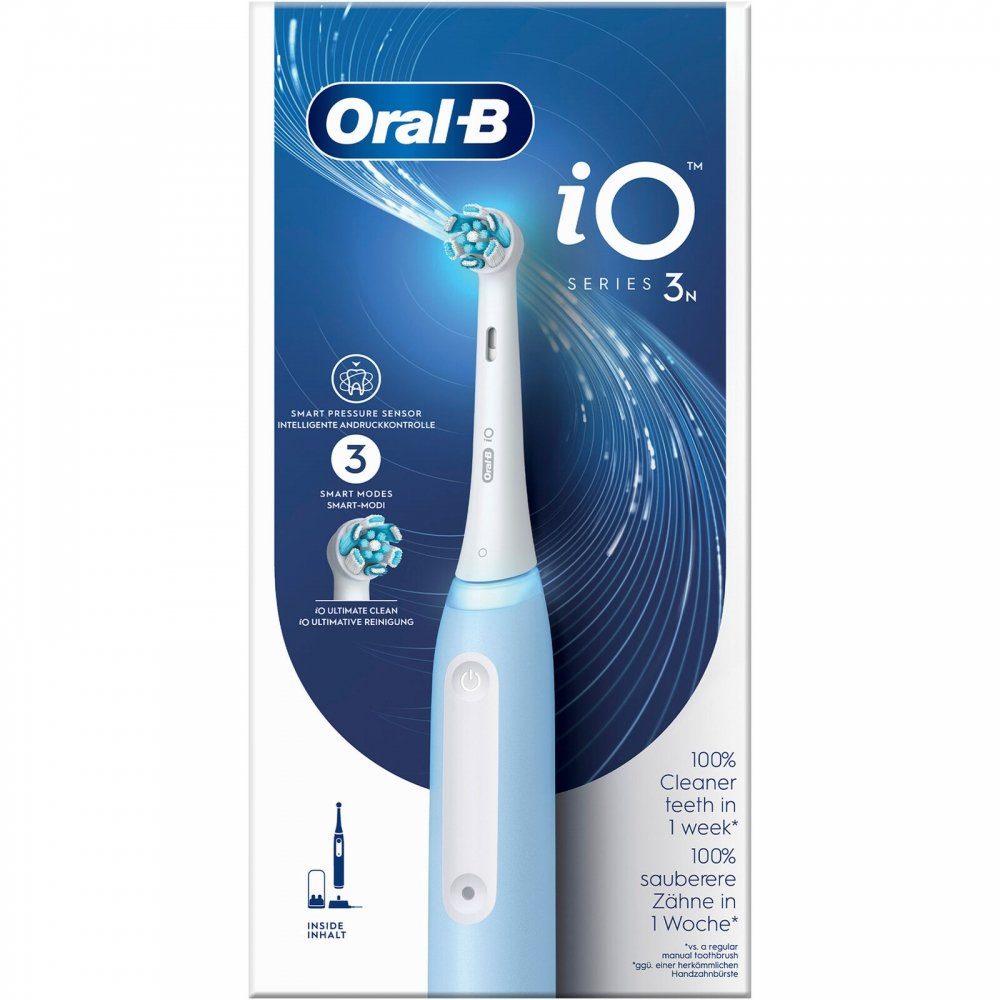 Oral-B Elektrische Zahnbürste iO Series 3N - Elektrische Zahnbürste - ice blue