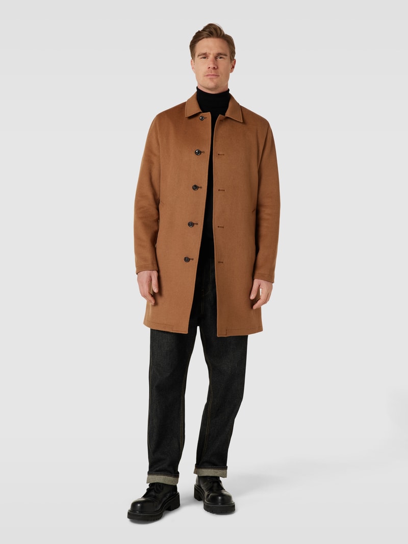 Mantel mit Umlegekragen Modell 'mistrict' in camel