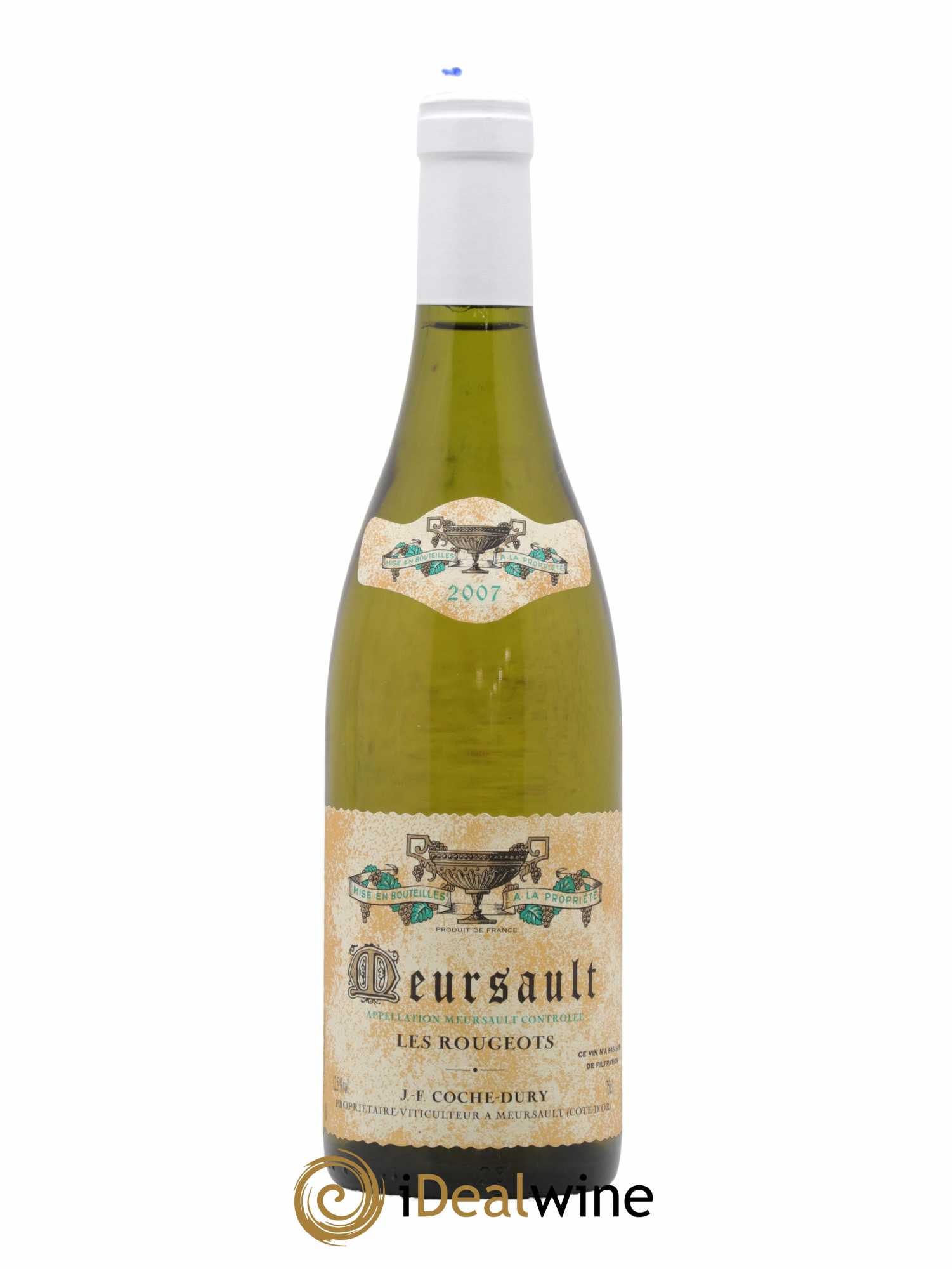 Meursault Les Rougeots Coche Dury (Domaine)  2007 - Lot de 1 Bouteille