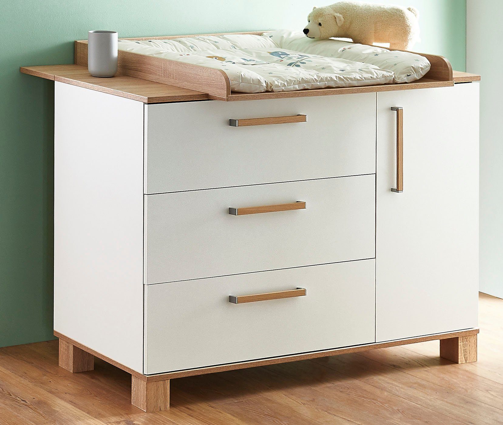 arthur berndt Babyzimmer-Komplettset Babyzimmer-Set Jana 3-teilig, (Set)