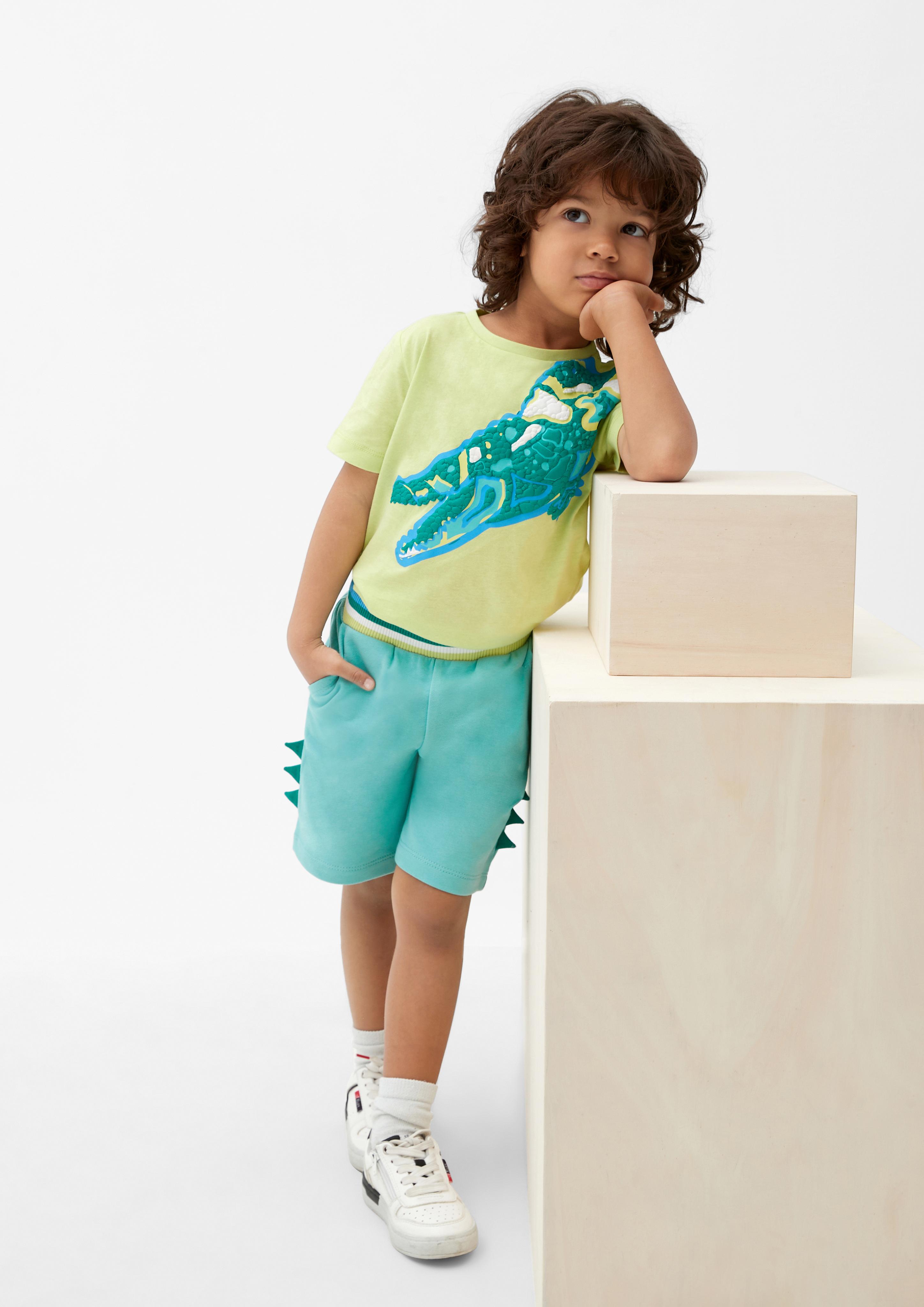 Loose: Bermudas mit Zacken-Applikation  2130675-6632