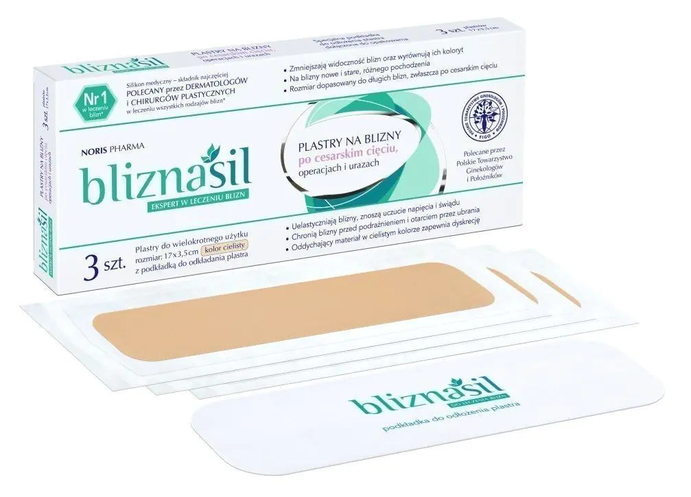 Bliznasil Plastry na blizny 17x3,5 cm