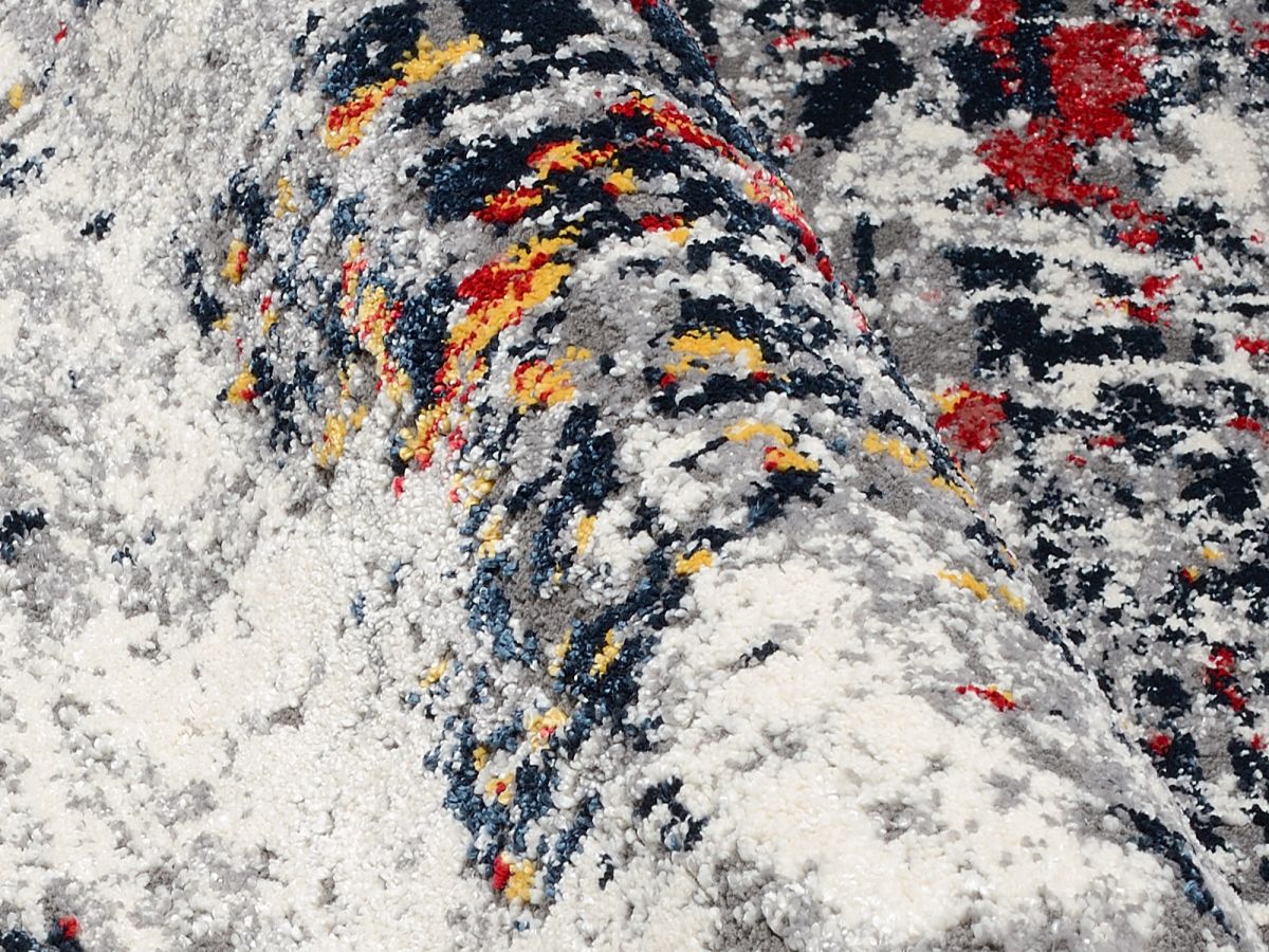 Webteppich Collage six Multicolor 65 x 130 cm