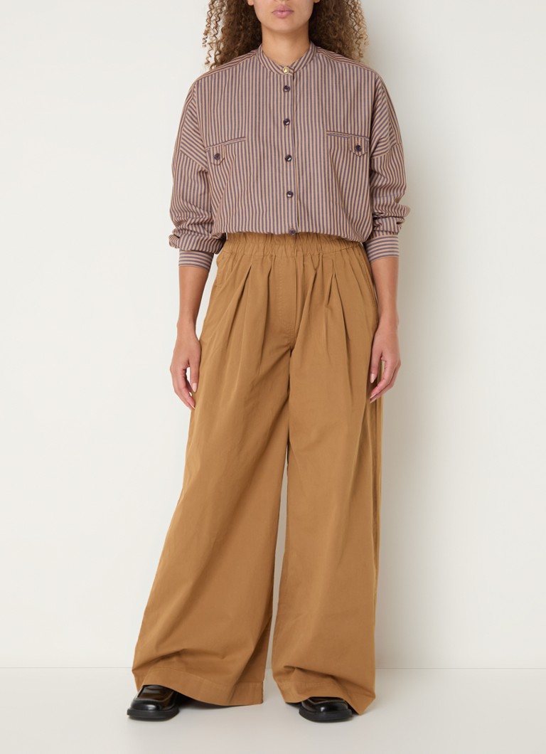Pantaloni a vita alta e gamba larga con tasche laterali di Sessùn Ridee.