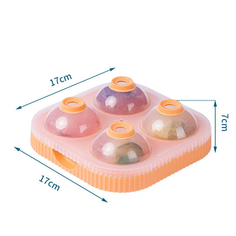Aatrx Eiswürfelbehälter Eiswürfelbehälter aus Kunststoff zur Herstellung von Pucks, (1-tlg)