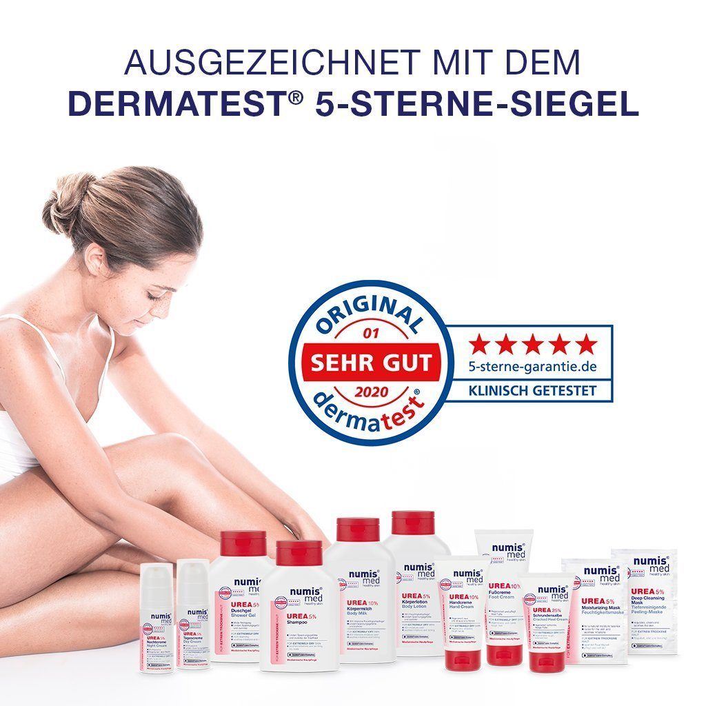 numis med Handcreme Handcreme 10% Urea für trockene Hände - Hand Creme vegan 1x 75 ml, 1-tlg.