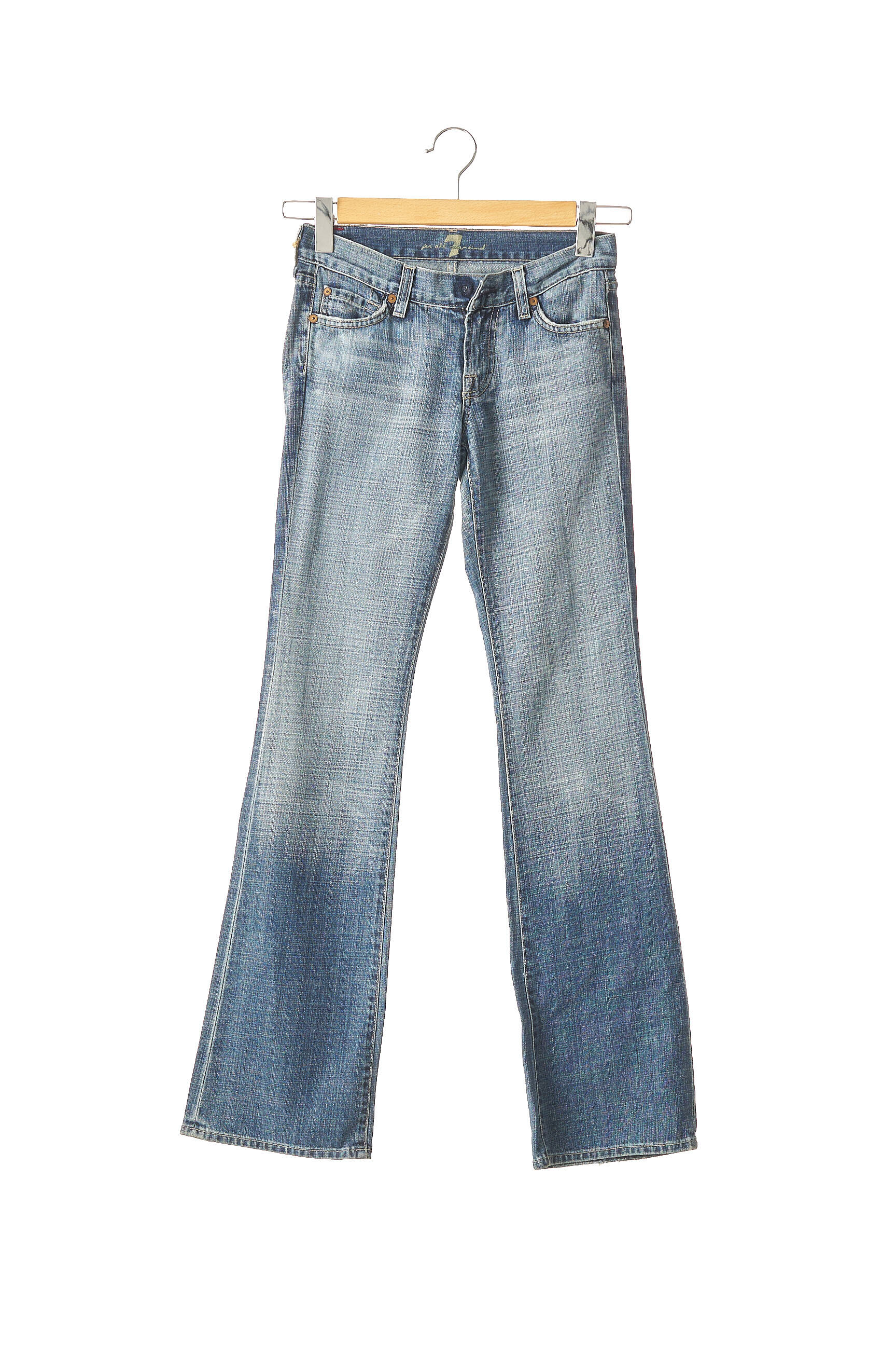 7 For All Mankind Jeans Bootcut Femme couleur bleu