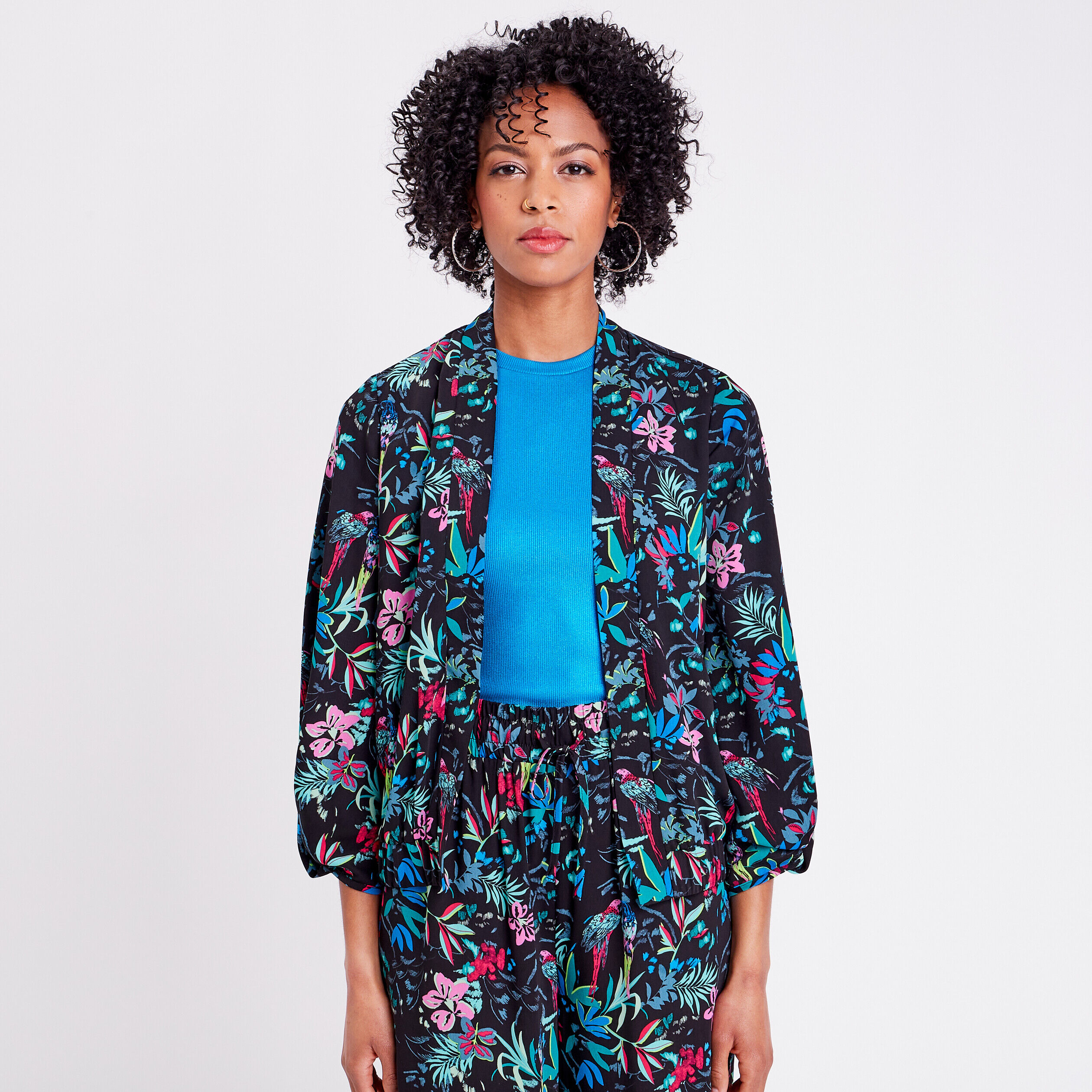 Veste manches 3/4 noir femme | Cache Cache