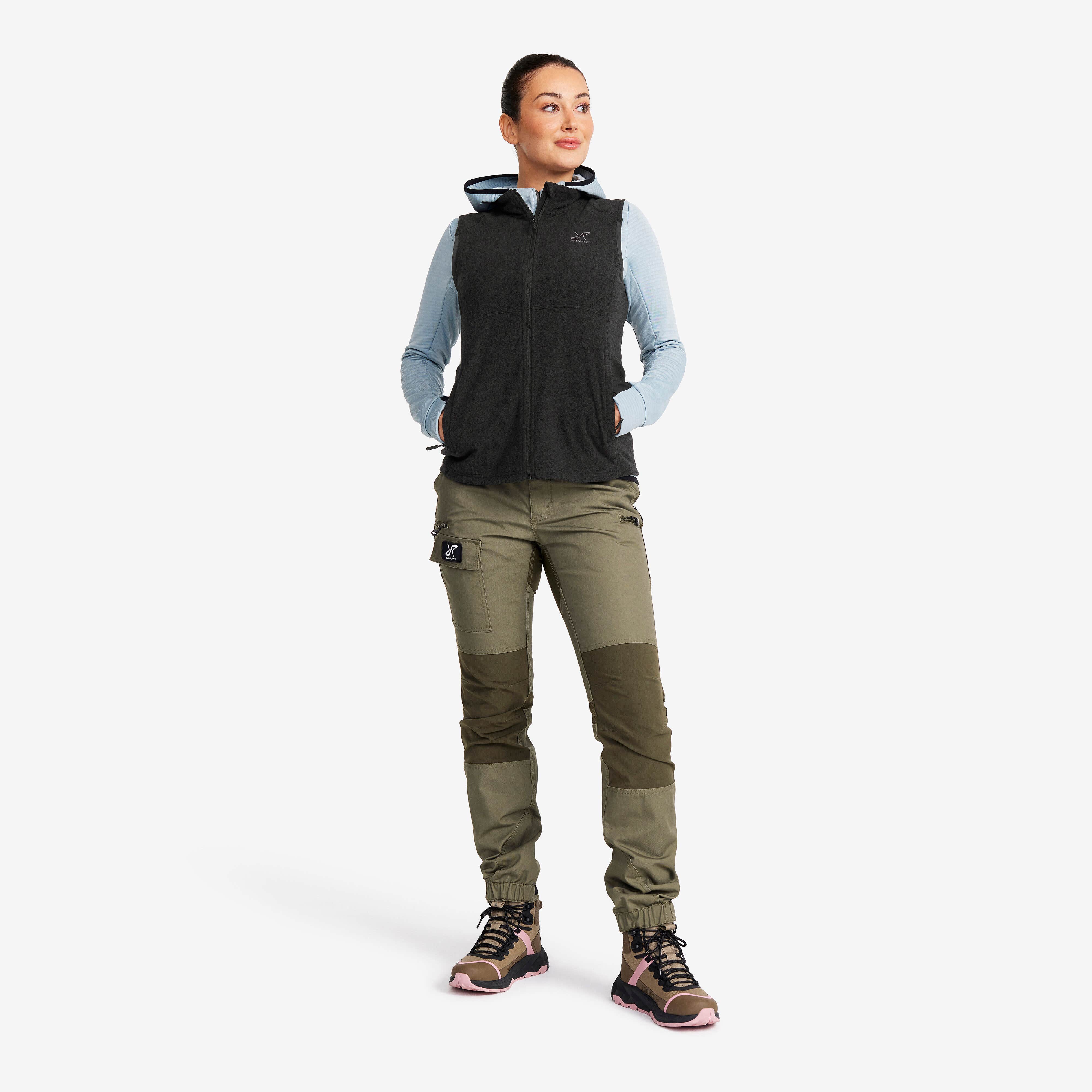 Essential Fleece Vest Femme Black