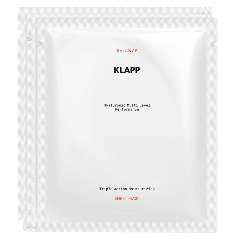 Klapp Balance Triple Action Moisturizing Sheet Mask 3er