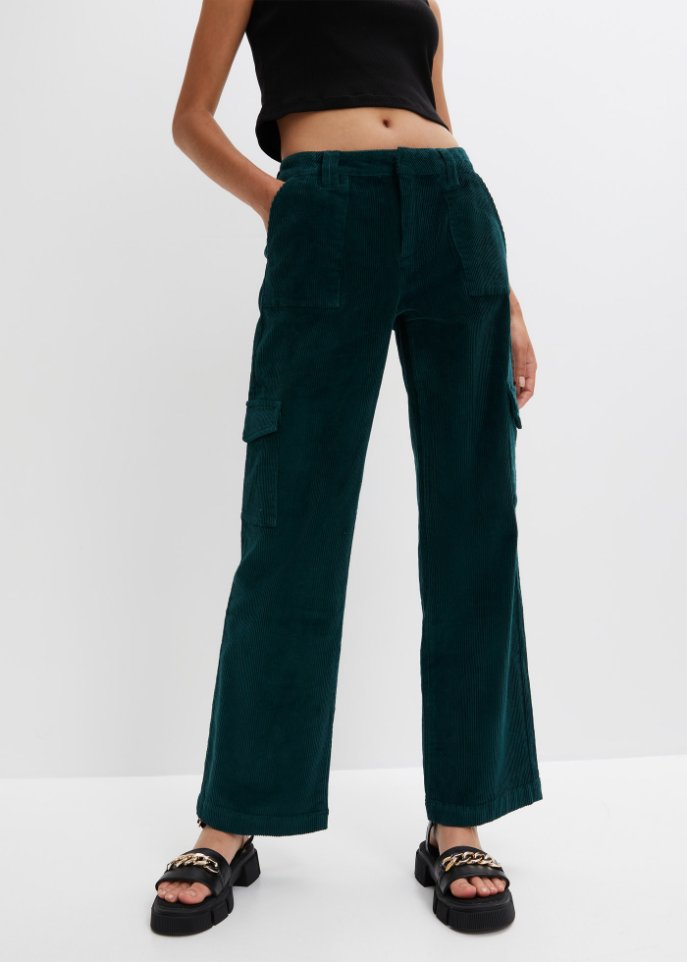 Cordhose mit Cargotaschen