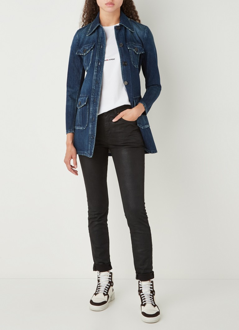 Μπλούζα με στάμπα λογότυπο Saint Laurent