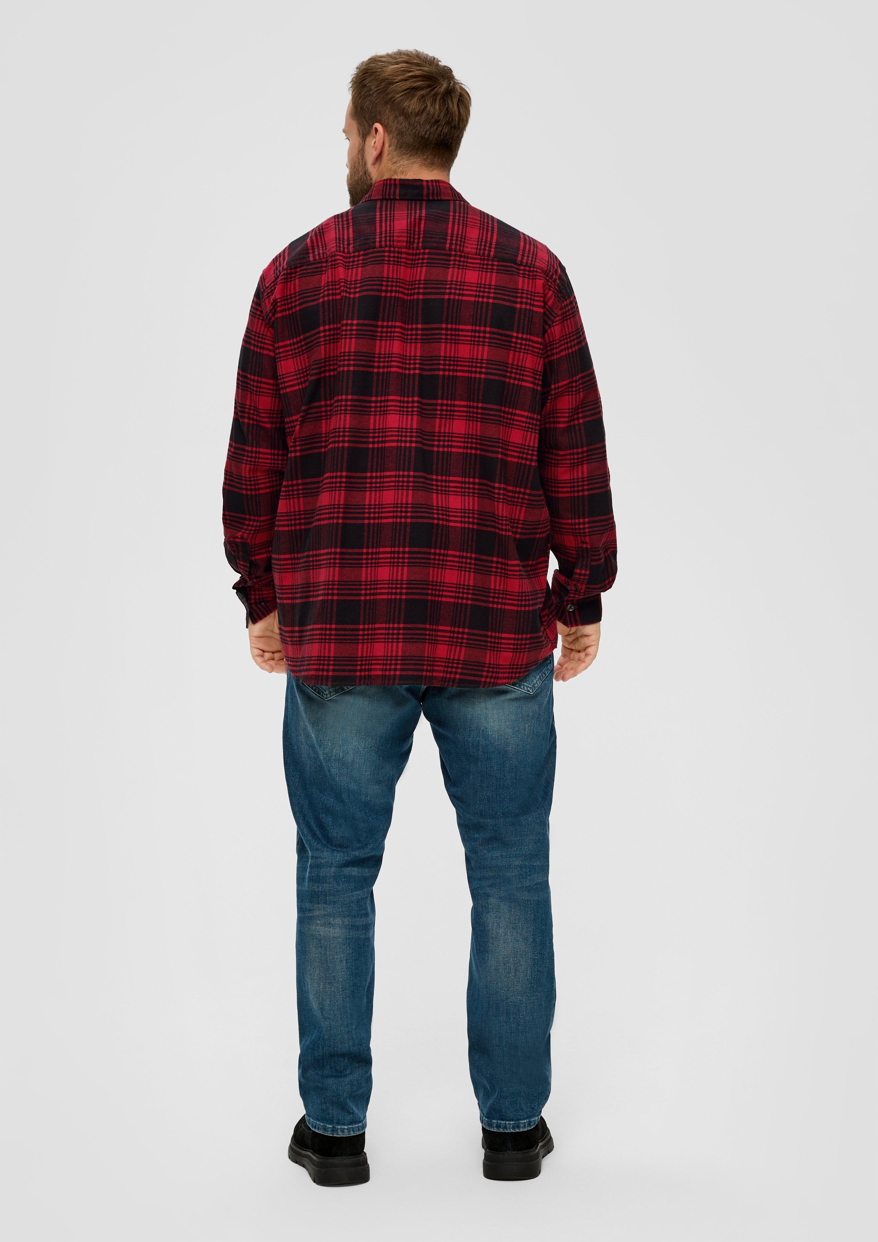Karohemd aus Baumwollstretch  2139656-31N6