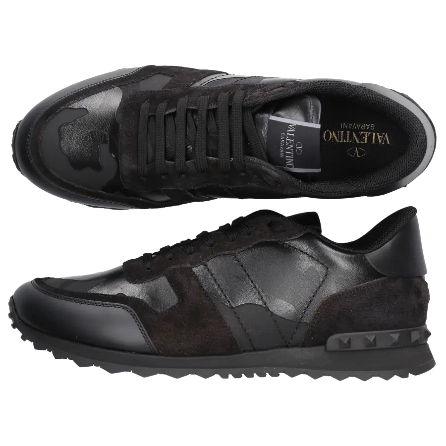 Valentino Garavani - Sneaker low ROCKRUNNER schwarz - schwarz