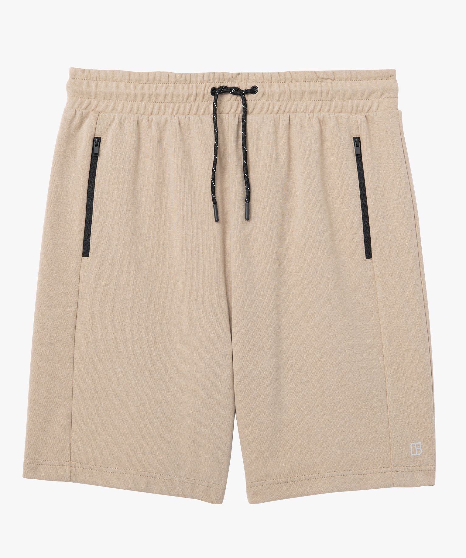 Bermuda homme en maille look sport beige clair | GEMO