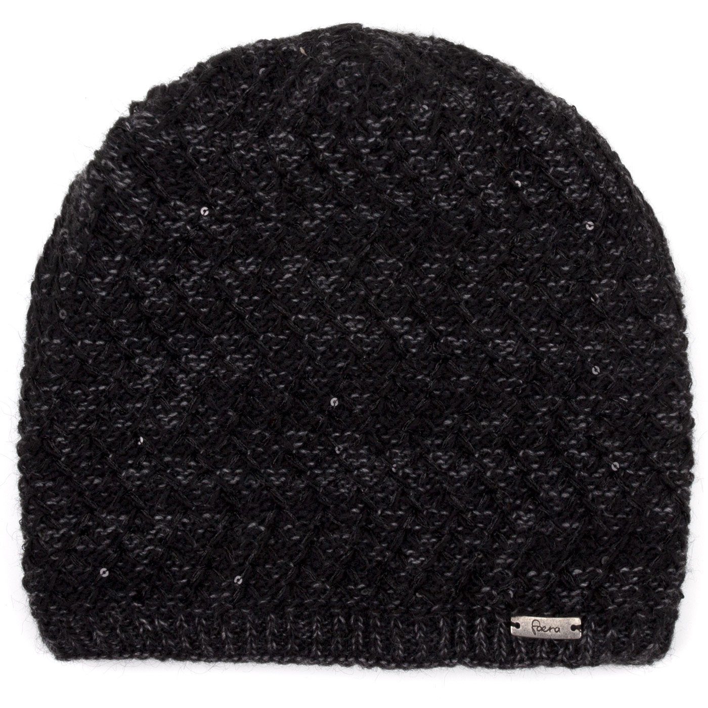 Faera Strickmütze Wintermütze Damen Mütze Beanie Haube gefüttert Strickmütze Damenmütze