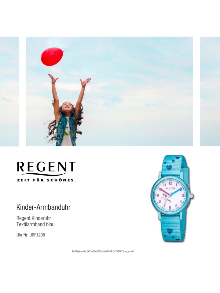 Regent Analog-Armbanduhr Regent Kinderuhren blau klein (ca. 29mm) günstig kaufen onesize
