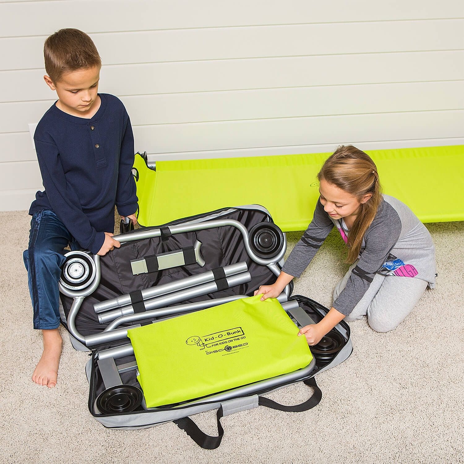 Campingbett Kid-O-Bed runder Rahmen