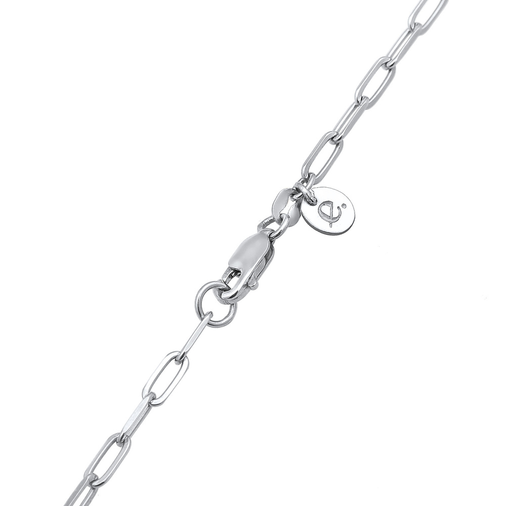 Elli PREMIUM Elli PREMIUM Collier Femmes Goutte pendentif aspect chaîne avec quartz en argent  collier