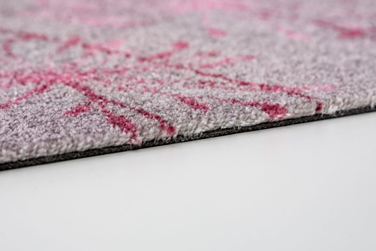 Schöner Wohnen Türmatte Manhattan Pusteblume Grau Rose 50 x 70 cm