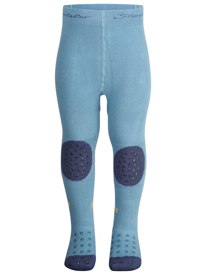 Sterntaler Krabbelstrumpfhose Dino in mittelblau günstig kaufen 80