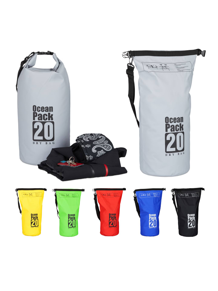 relaxdays Ocean Pack in Dunkelgrau - 20 l günstig kaufen onesize