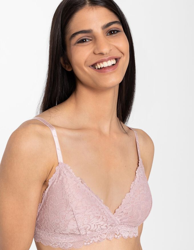 Bustier - Spitzenbesatz