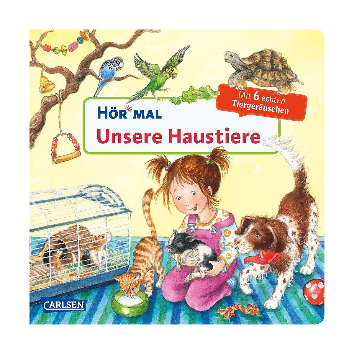 Hör mal: Unsere Haustiere, Soundbuch mit Tiergeräuschen