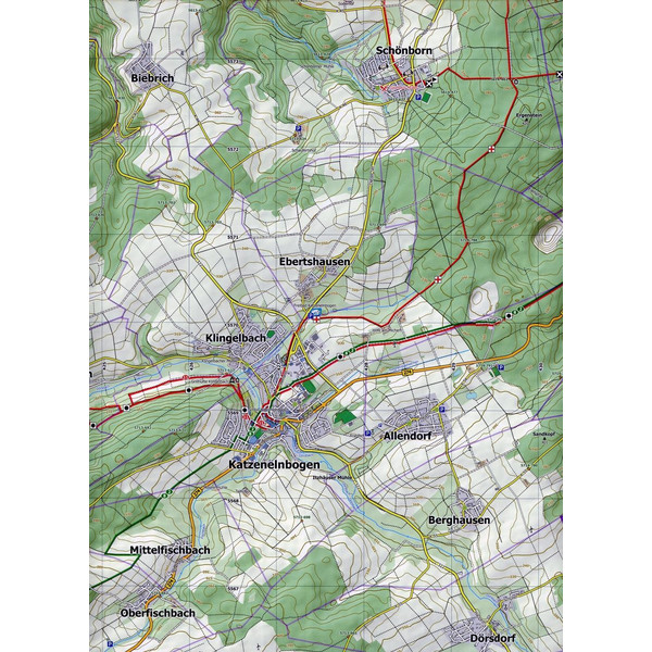 Hintertaunus West 1 : 25 000, Blatt 43-556 - Wanderkarte