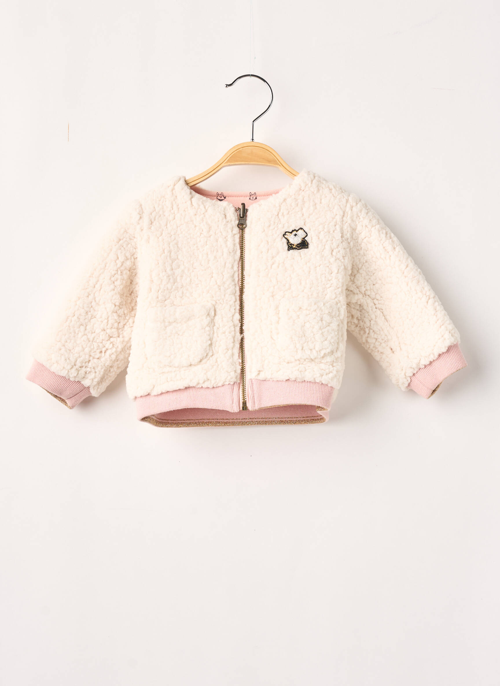 Chipie Doudounes Fille couleur beige