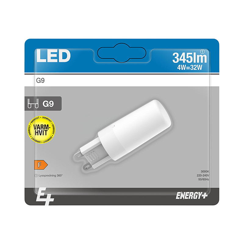 Energy Lyspære LED 345 lm G9