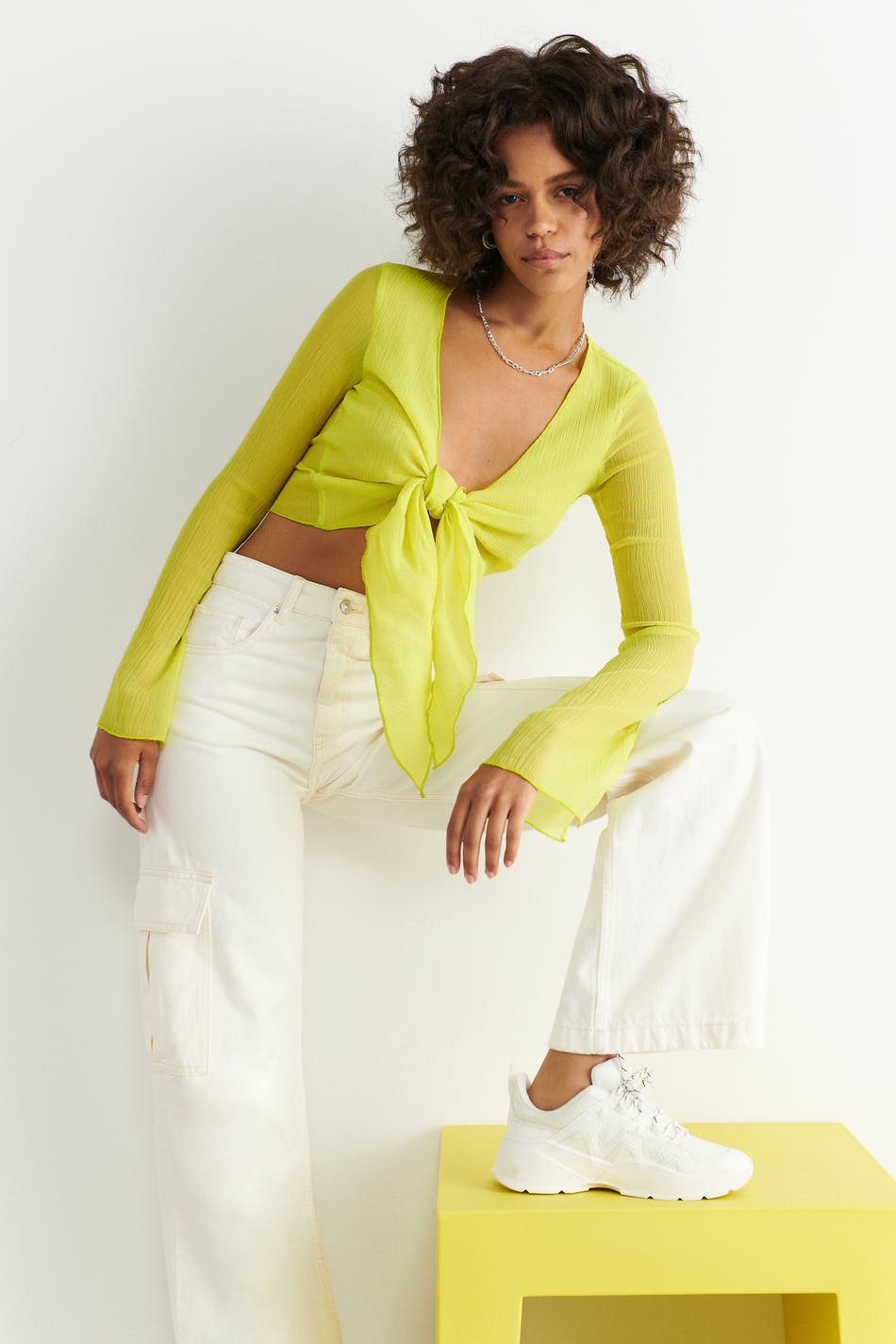 Lucy tie blouse