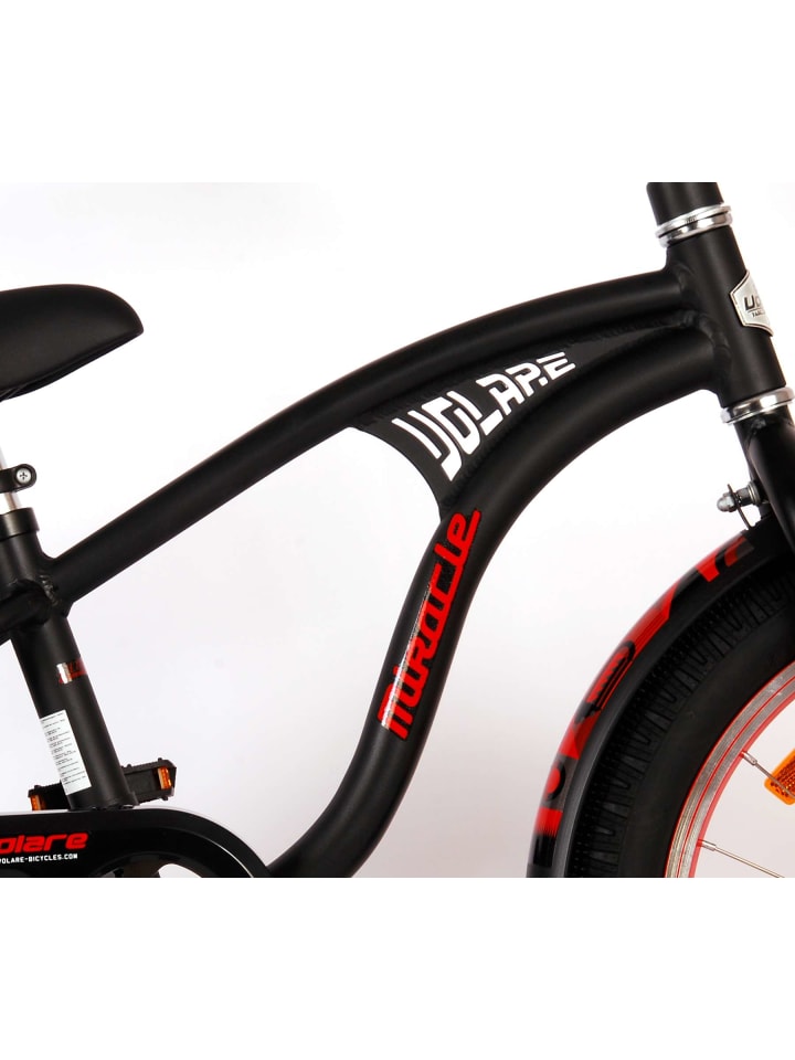 Volare Kinderfahrrad Miracle Cruiser für Jungen 18 Zoll Kinderrad Mattschwarz 4 Jahre günstig kaufen onesize