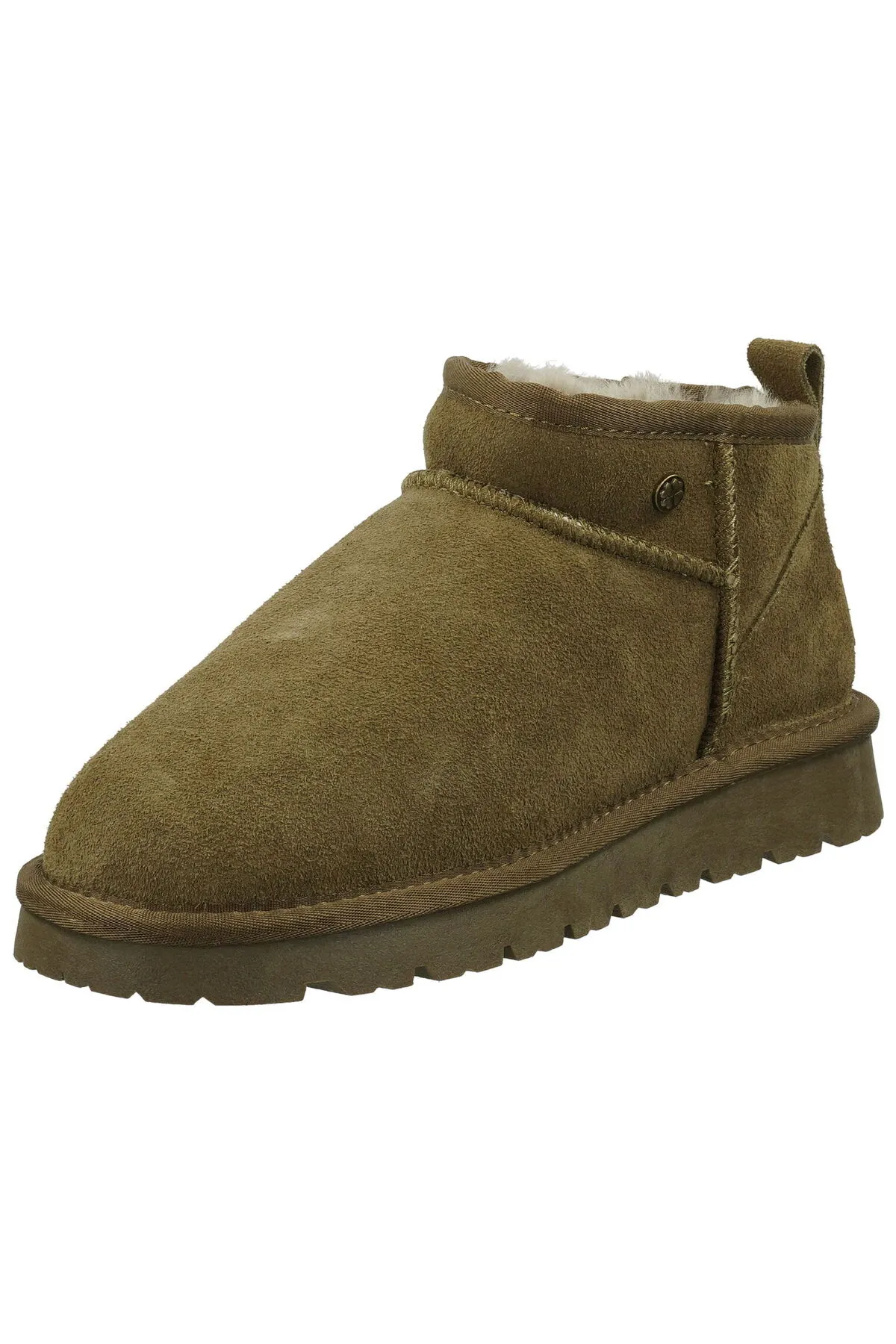 ILC  Stiefelette - Khaki - Flacher Absatz