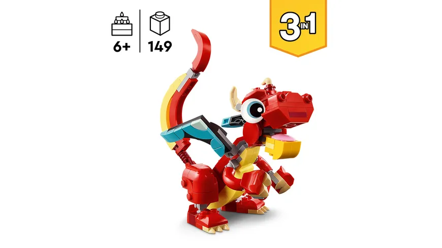 LEGO Creator 3in1 31145 Roter Drache
