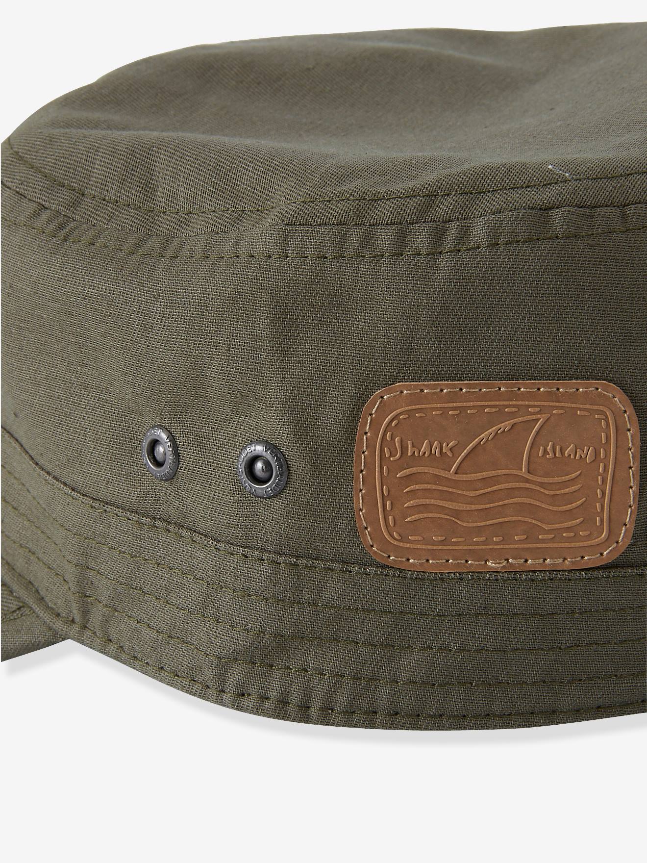 Casquette baroudeur garçon kaki