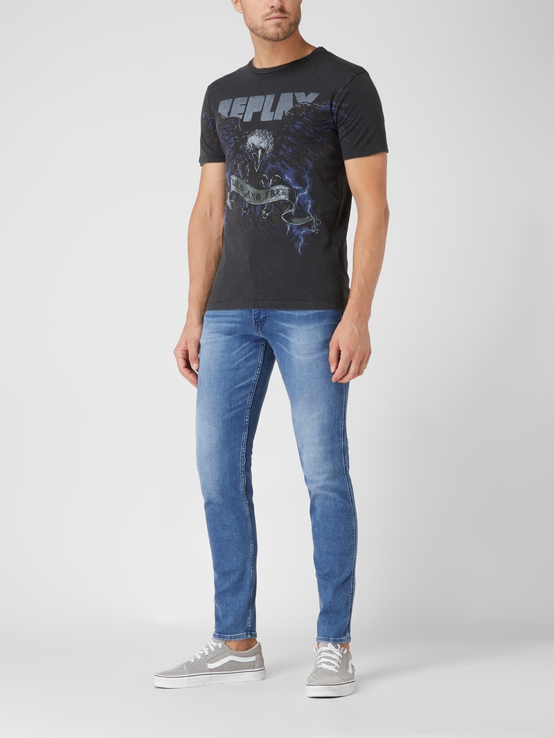 Slim Fit Jeans mit Stretch-Anteil Modell 'Anbass' in jeans