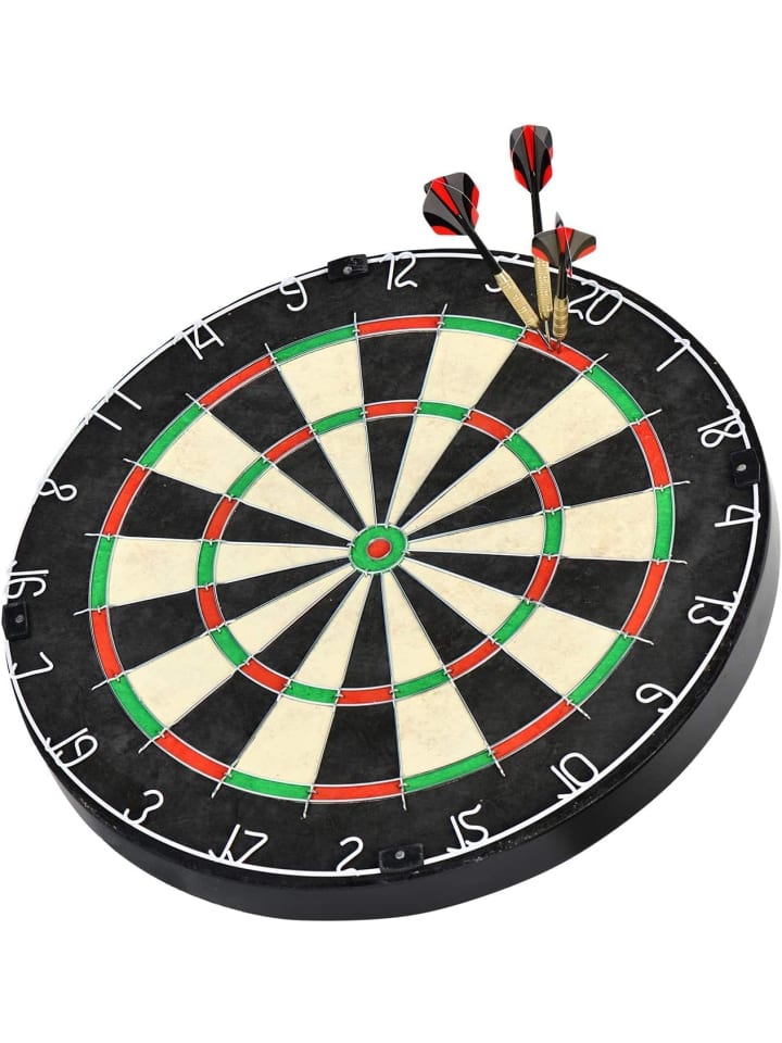 COFI 1453 Dartscheibe mit klammerfreiem Bullseye in Mehrfarbig günstig kaufen onesize