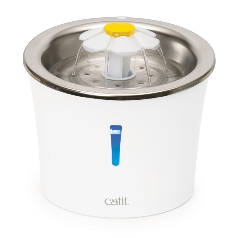 Catit Trinkbrunnen Catit Trinkbrunnen Blume mit Edelstahl
